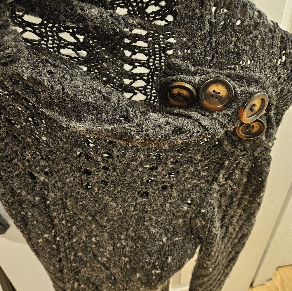 Dark Grey Anthropologie sweater dress - Picture 5 of 6
